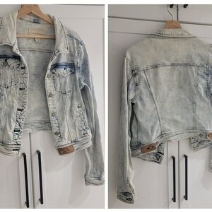 Pilcro and the Letterpress Light Wash Jean Jacket Anthropologie